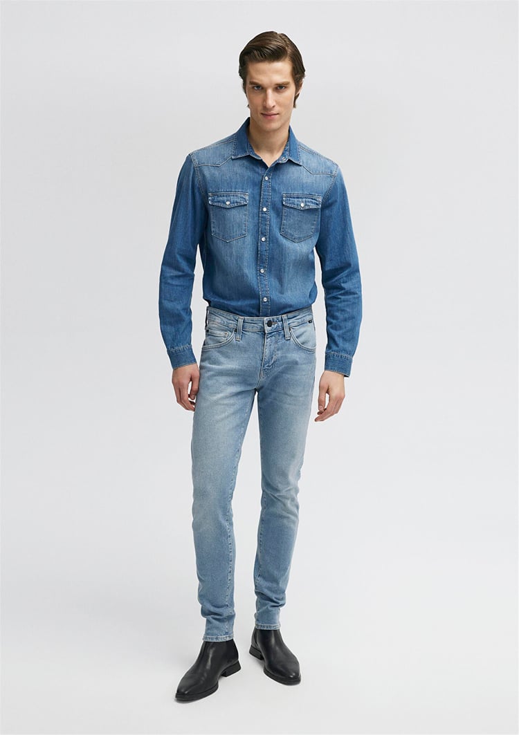 Mavi M001070-33974 İndigo Shaded 90''S Urban Black Erkek Kvnc Denim Pantolon
