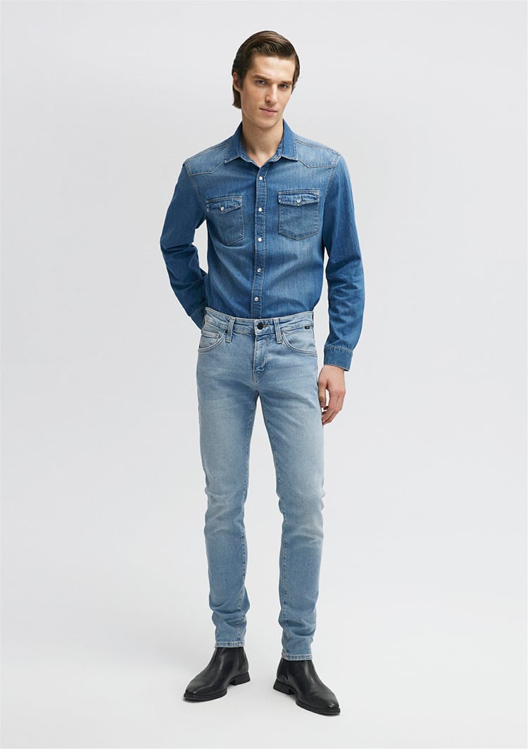 Mavi M001070-33974 İndigo Shaded 90''S Urban Black Erkek Kvnc Denim Pantolon
