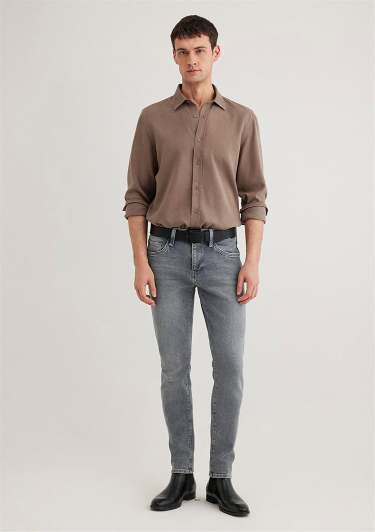 Mavi M001070-83703 Kvnc Lt 90'S Grey Mavi Black Erkek Skinny Denim Pantolon