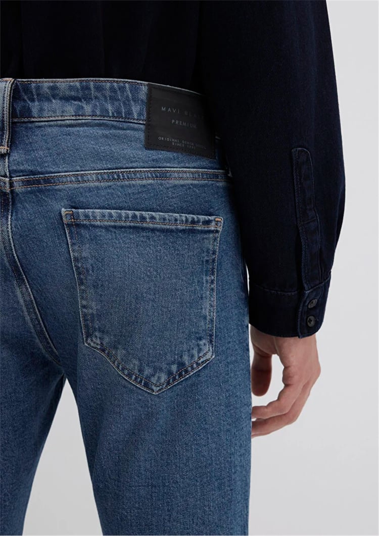 Mavı M001070-90983 Kvnc Foggy Blue Mavı Black Erkek Skınny Denım Pantolon