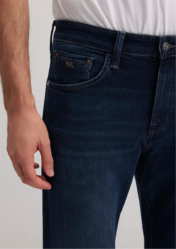Mavı M0020290825 Hunter Inky Shaded Lux Black Erkek Regular Straıght Denım Pantolon
