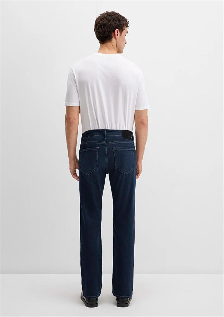 Mavı M0020290825 Hunter Inky Shaded Lux Black Erkek Regular Straıght Denım Pantolon