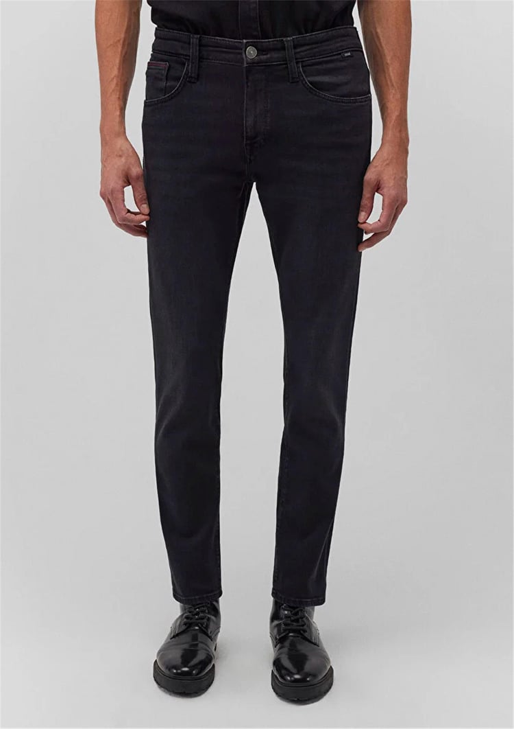Mavı M0035187861 Marcus Deep Smoke Mavı Black Erkek Slım Straıght Denım Pantolon
