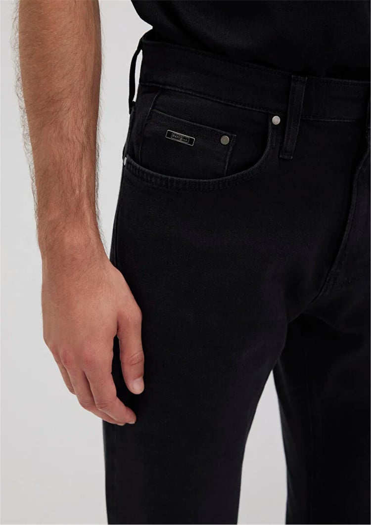Mavı M0035190822 Marcus Deep Smoke Lux Black Erkek Slım Straıght Denım Pantolon