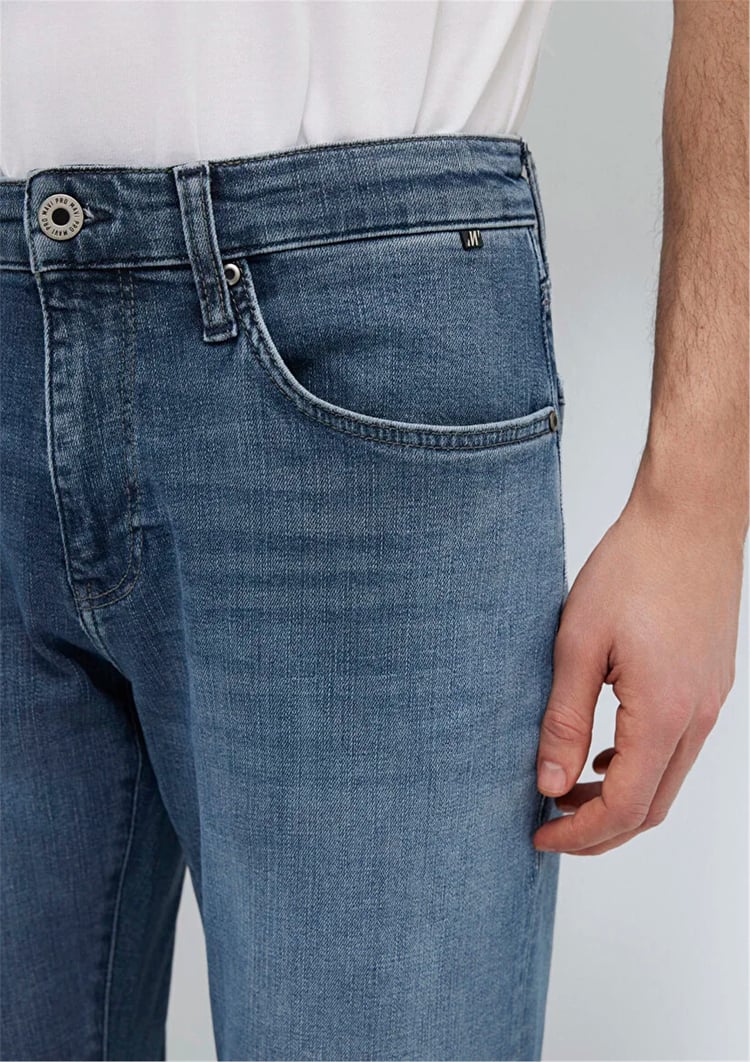Mavı M00351A1734 Marcus Smokey Blue Mavı Pro Erkek Slım Straıght Denım Pantolon