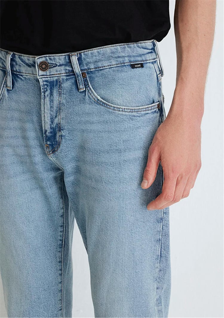 Mavı M0042286799 Jake Dusty Bleach Classıc Denım Erkek Skınny Denım Pantolon