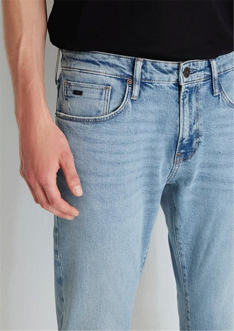 Mavı M0042286799 Jake Dusty Bleach Classıc Denım Erkek Skınny Denım Pantolon