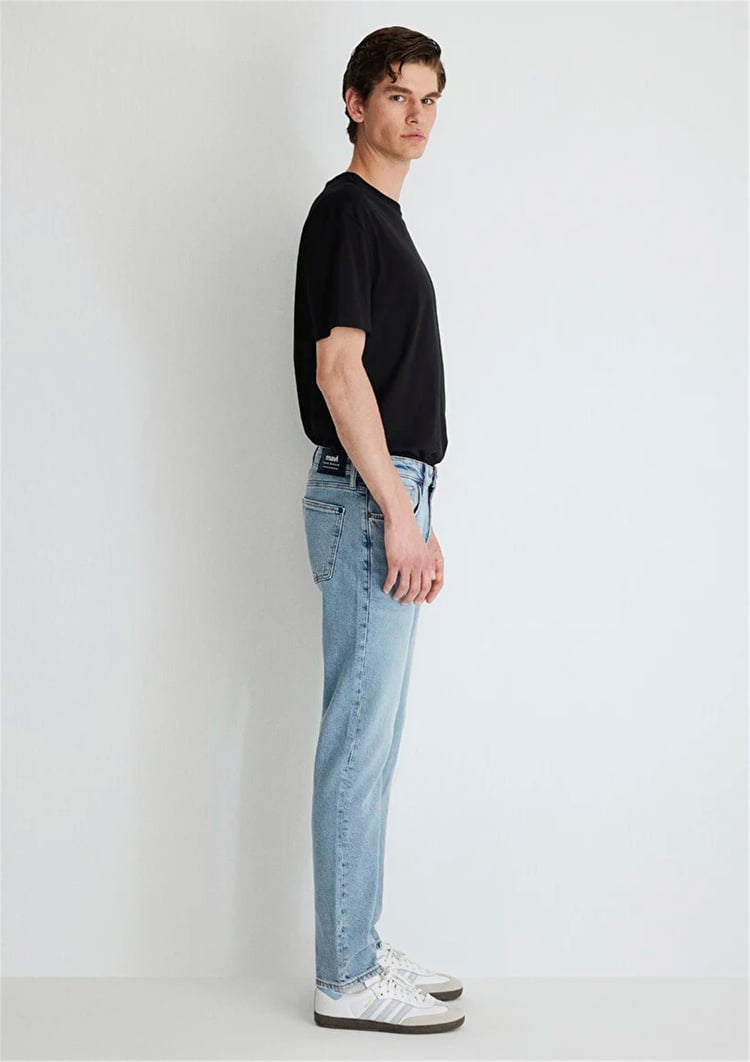 Mavı M0042286799 Jake Dusty Bleach Classıc Denım Erkek Skınny Denım Pantolon