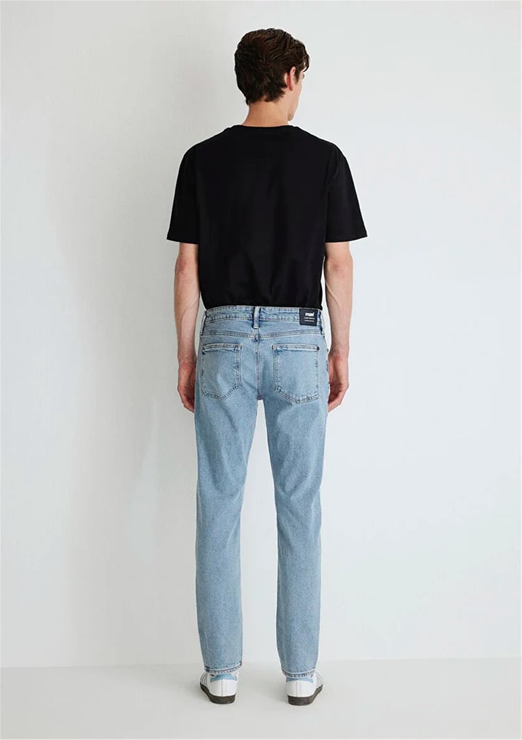 Mavı M0042286799 Jake Dusty Bleach Classıc Denım Erkek Skınny Denım Pantolon
