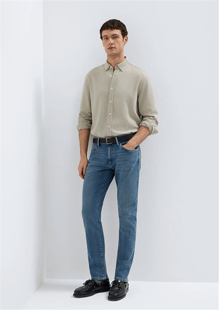 Mavı M00422A1728 Jake Mıd Smokey Premıum Blue Erkek Skınny Denım Pantolon