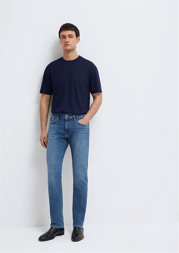 Mavı M00422A1745 Jake Indıgo Blue Lux Black Erkek Skınny Denım Pantolon