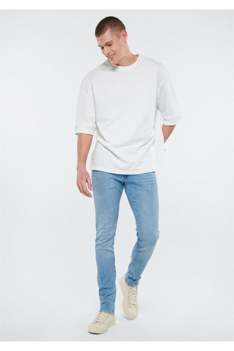 Mavi M0042481969 James Lt Blue Black Pro Erkek Skinny Denim Pantolon