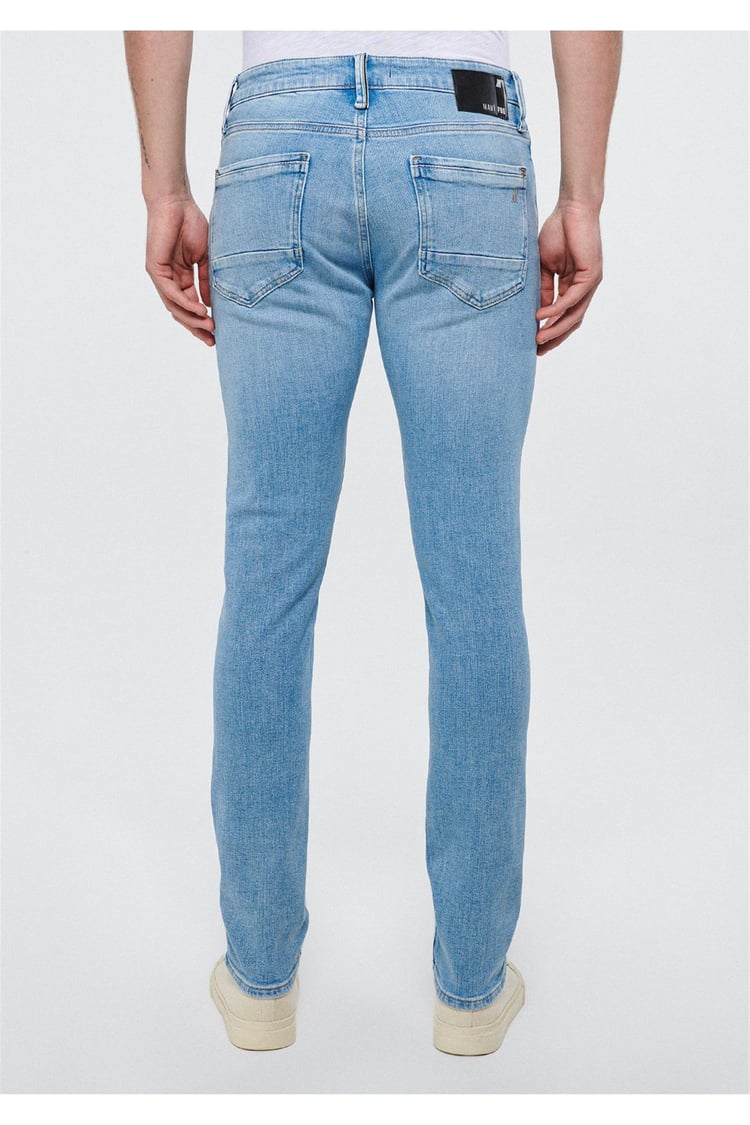 Mavi M0042481969 James Lt Blue Black Pro Erkek Skinny Denim Pantolon