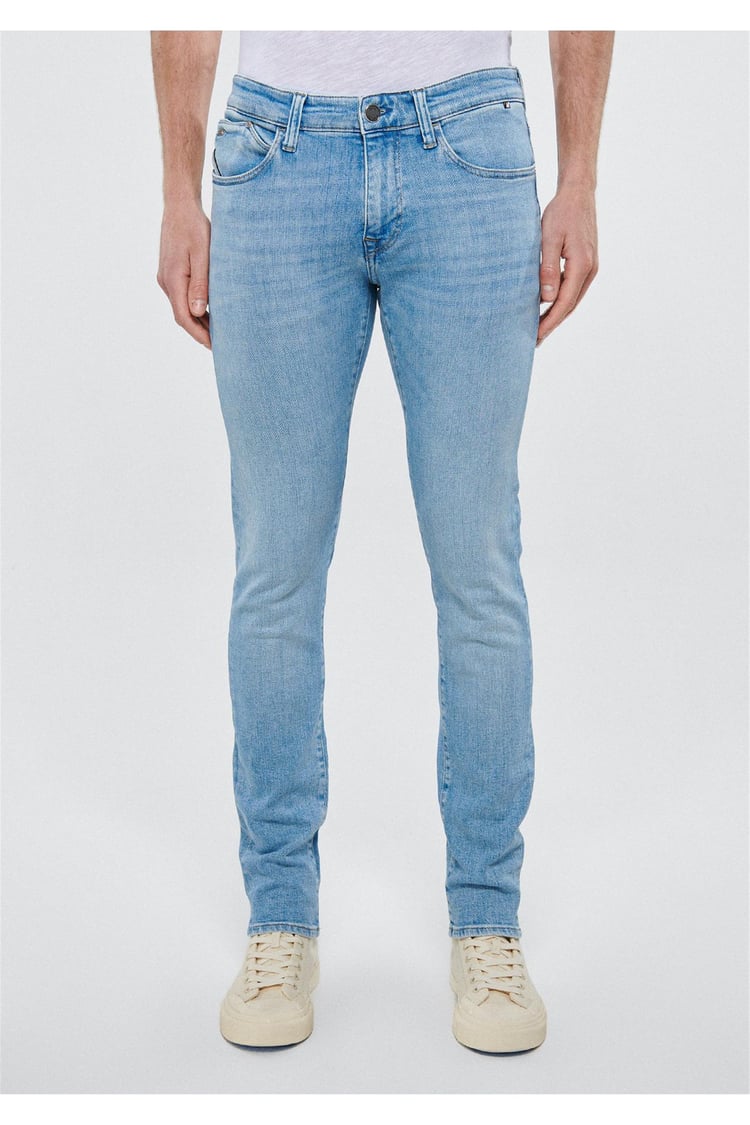 Mavi M0042481969 James Lt Blue Black Pro Erkek Skinny Denim Pantolon