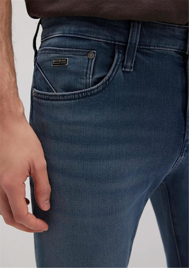 Mavı M0042490667 James Foggy Ink Mavı Black Erkek Skınny Denım Pantolon