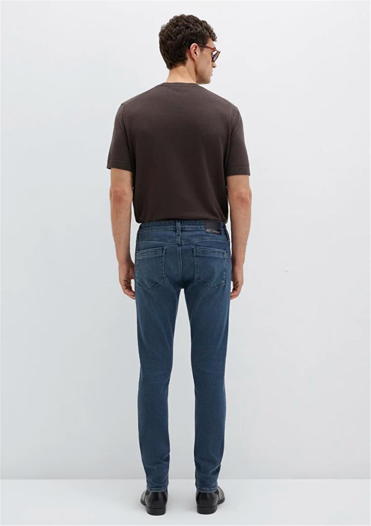 Mavı M0042490667 James Foggy Ink Mavı Black Erkek Skınny Denım Pantolon