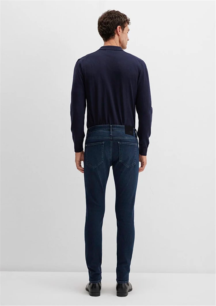 Mavı M0042490825 James Inky Shaded Lux Black Erkek Skınny Denım Pantolon