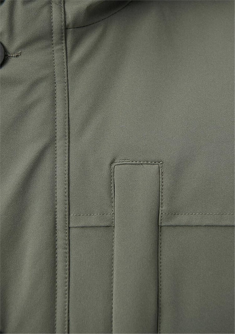 Mavi M010463-85485 Soluk Koyu Yeşil Erkek Regular Parka