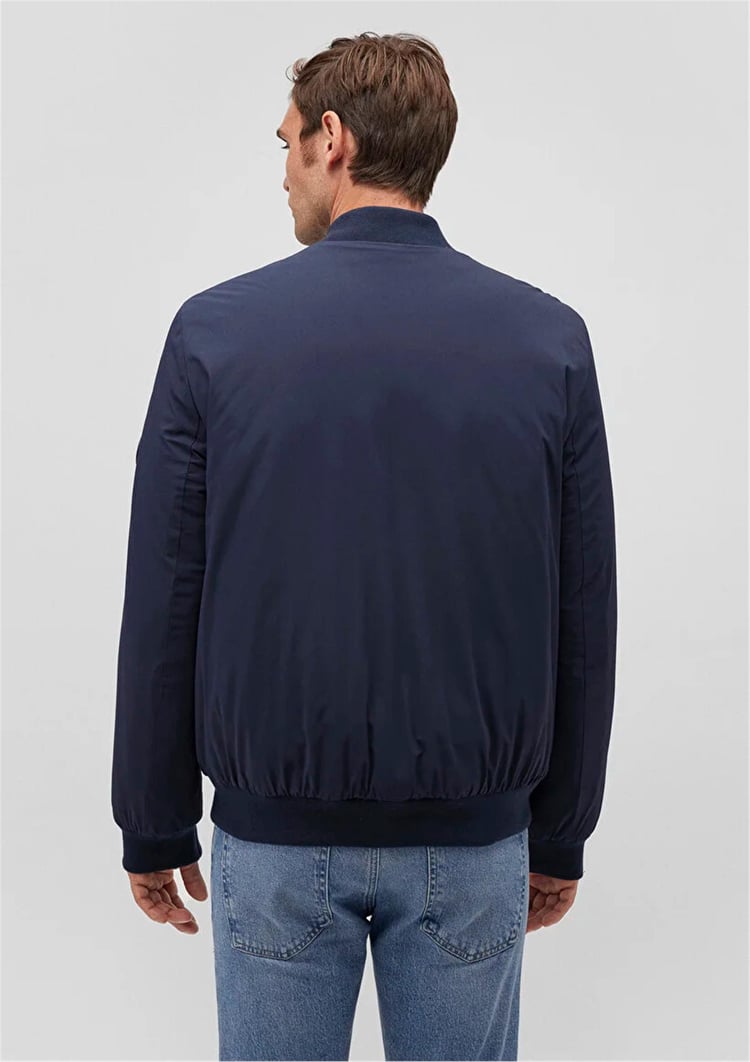 Mavı M0110210-70490 Gece Lacıvert Erkek Regular Bomber Mont