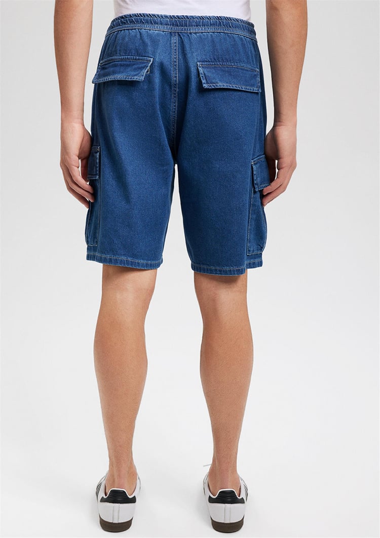 Mavi M0410680-87149 Bremen Agean Blue Street Denim Erkek Loose Denim Şort