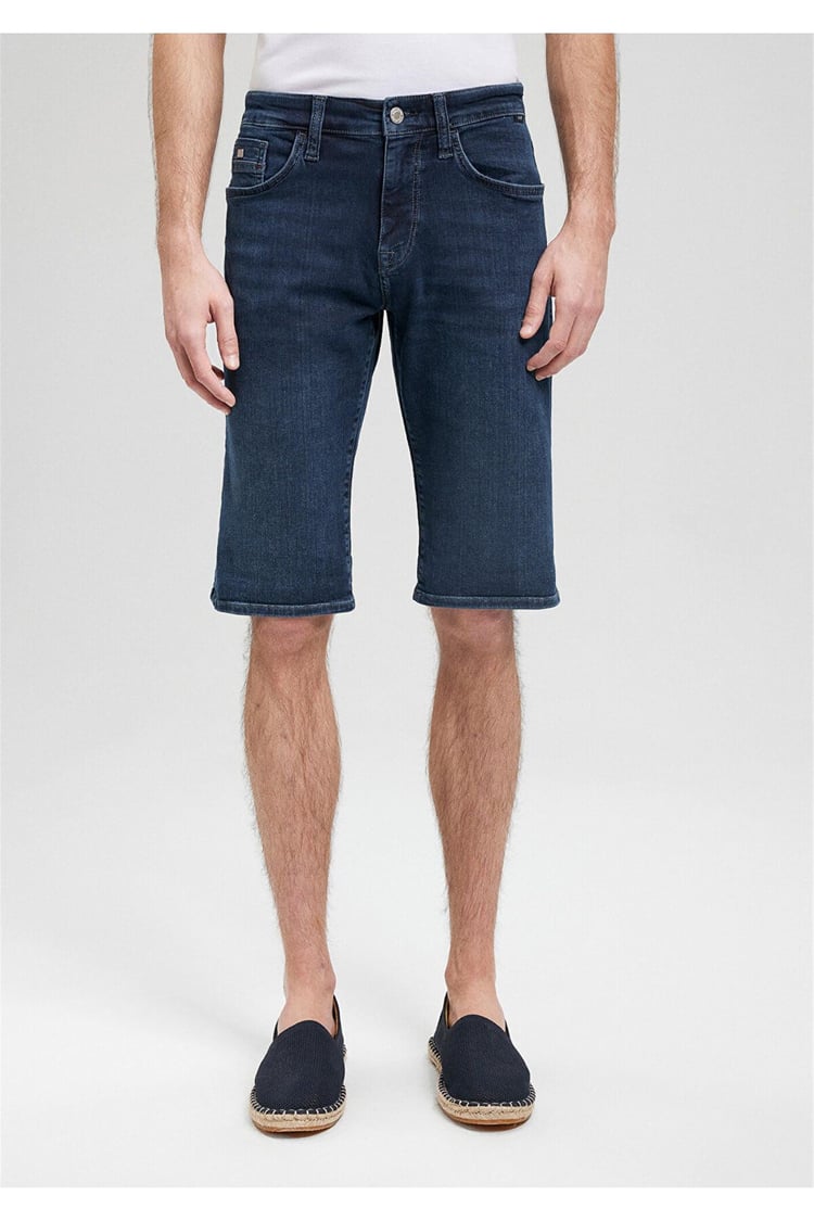 Mavi M0416087141 Nicholas Foggy İndigo Mavi Premıum Erkek Regular Straight Denim Şort