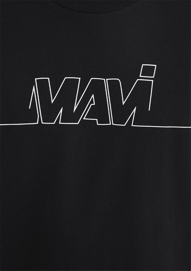 Mavi M0610254-900 Siyah Erkek Logo Baskılı T-Shirt