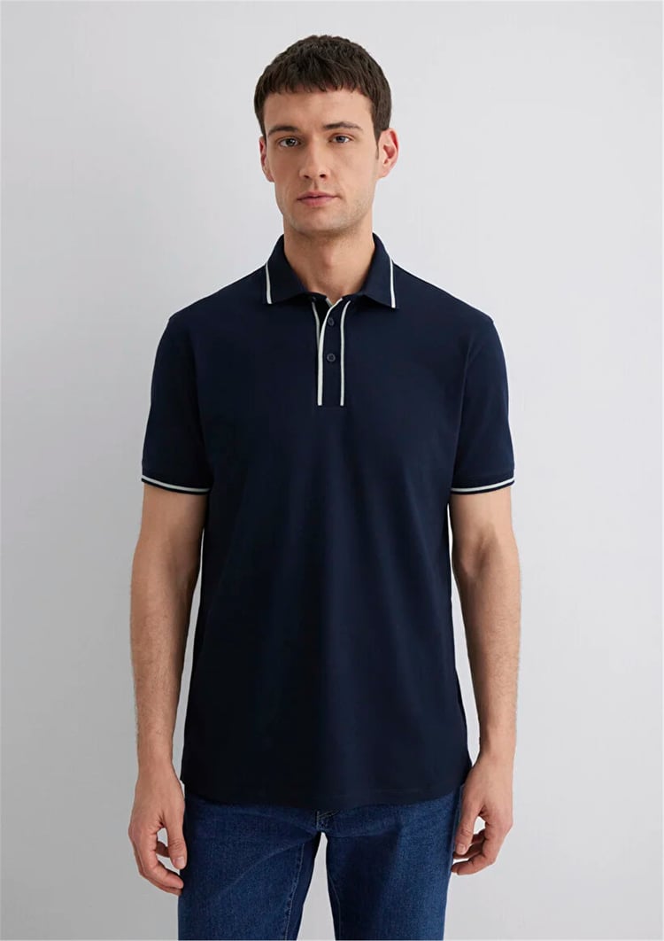 Mavı M0612648-80872 Safır Lavıcert Erkek Regular Polo T-Shırt