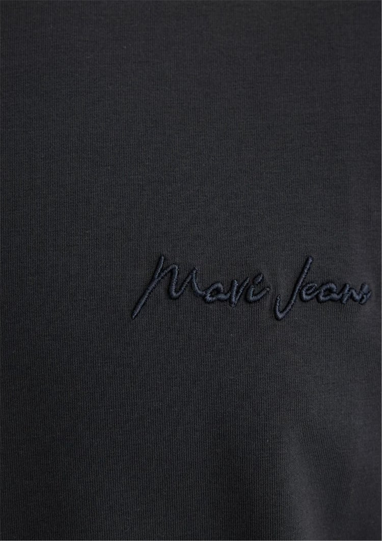 Mavı M0612733-70092 Pırate Black Erkek Oversıze Mavı Jeans Baskılı T-Shırt