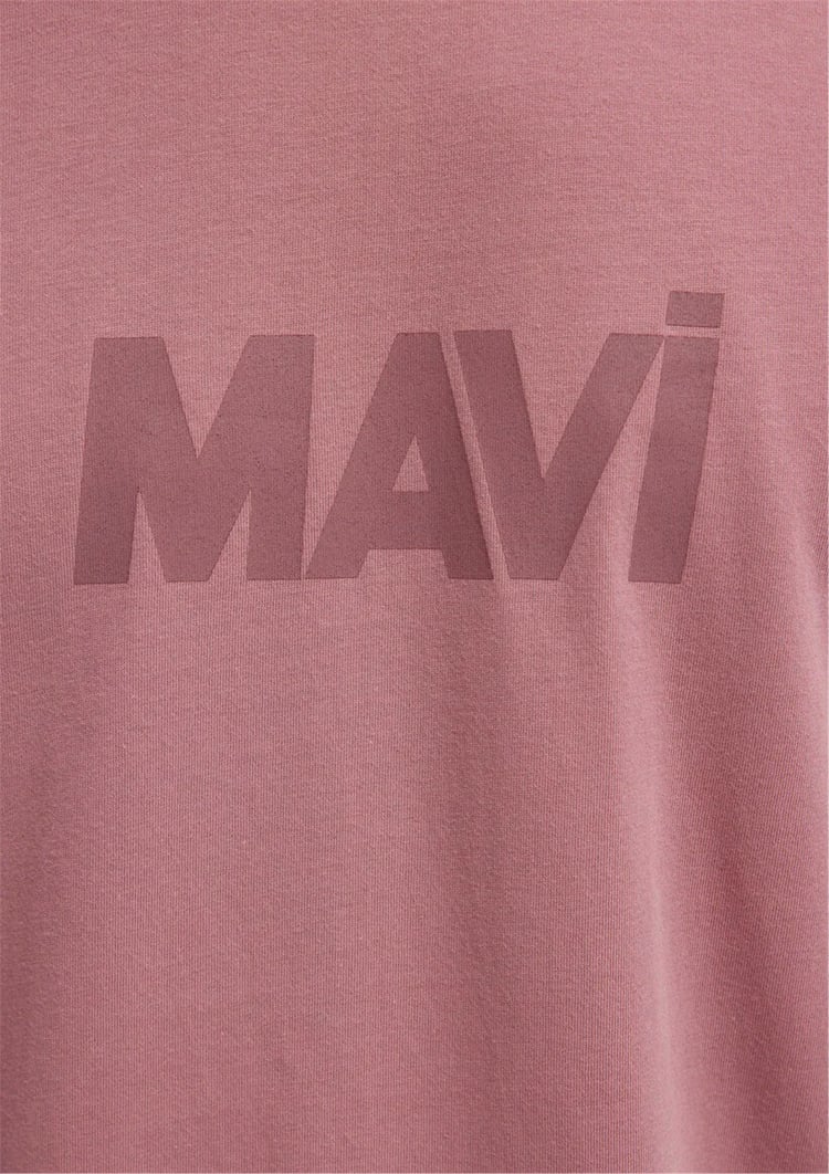 Mavı M0612896-70948 Nostalgıa Rose Erkek Regular Logo Baskılı T-Shırt