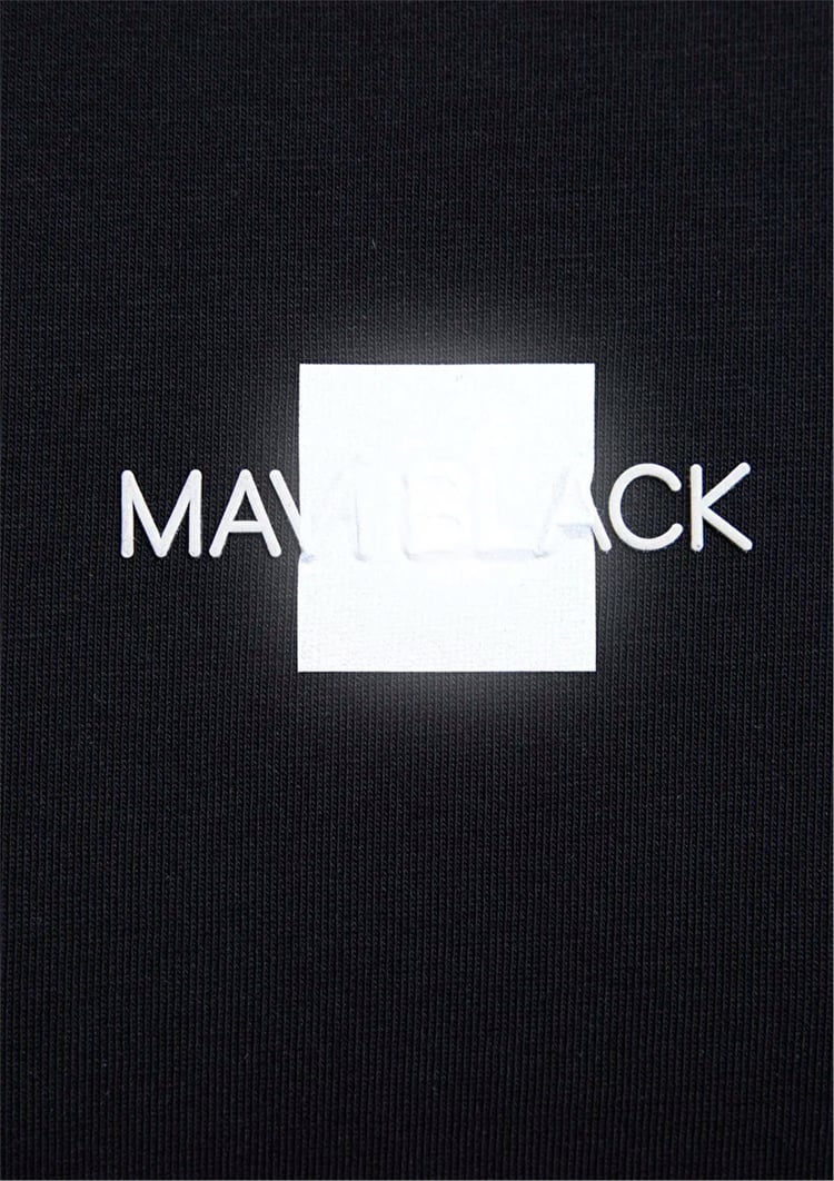 Mavı M0613132-900 Sıyah Erkek Oversıze Mavı Black Baskılı T-Shırt