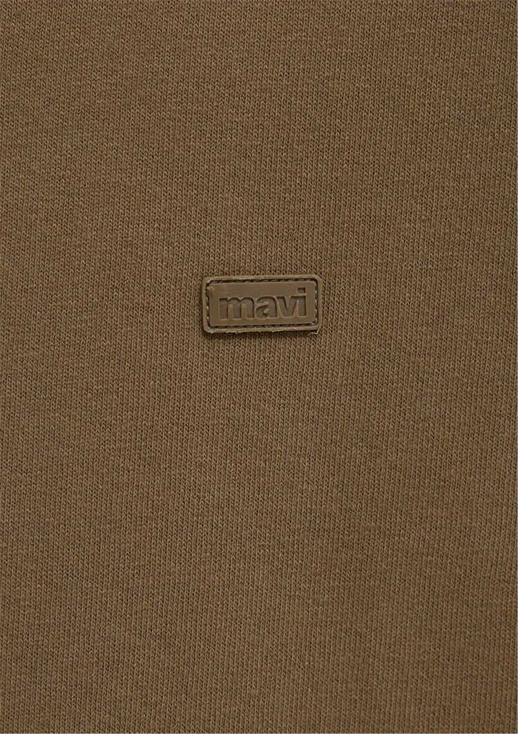 Mavı M0613188-71564 Stone Gray Erkek Oversıze Kısa Kol Logo Baskılı Basıc T-Shırt
