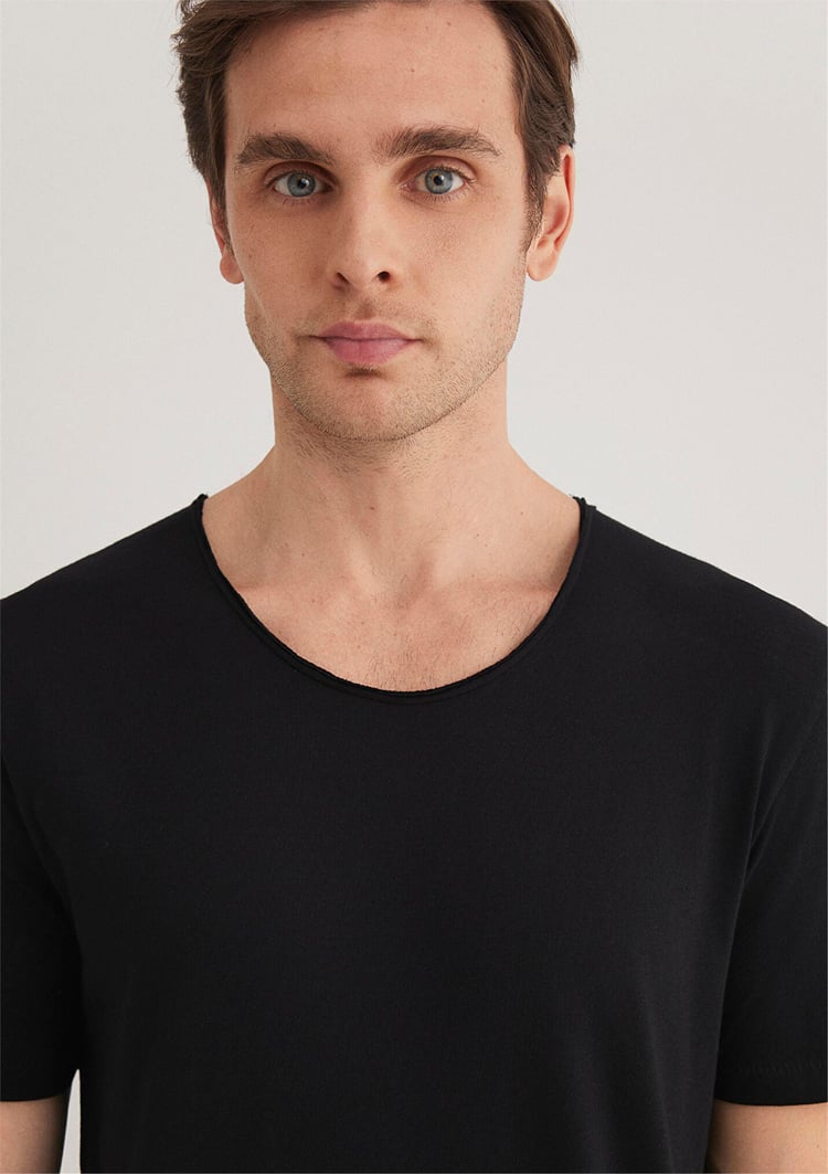 Mavi M064019-20933 Siyah Erkek Fitted T-Shirt