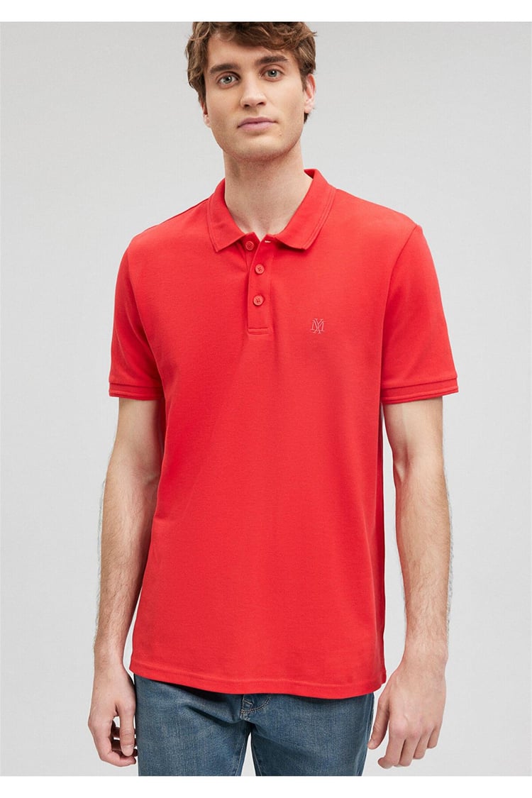 Mavi M064946-70471 Kırmızı Erkek Slim Polo T-Shirt