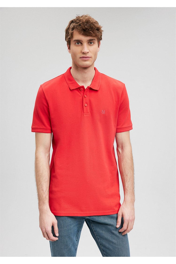 Mavi M064946-70471 Kırmızı Erkek Slim Polo T-Shirt