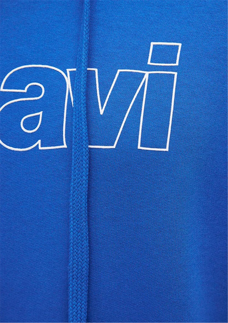 Mavi M065606-70913 Saks Erkek Mavi Logo Baskılı Kapüşonlu Sweatshirt