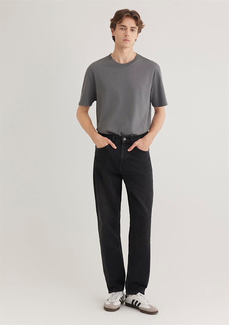 Mavi M066249-86569 Lava Smoke Comfort Erkek Loose Kısa Kol T-Shirt