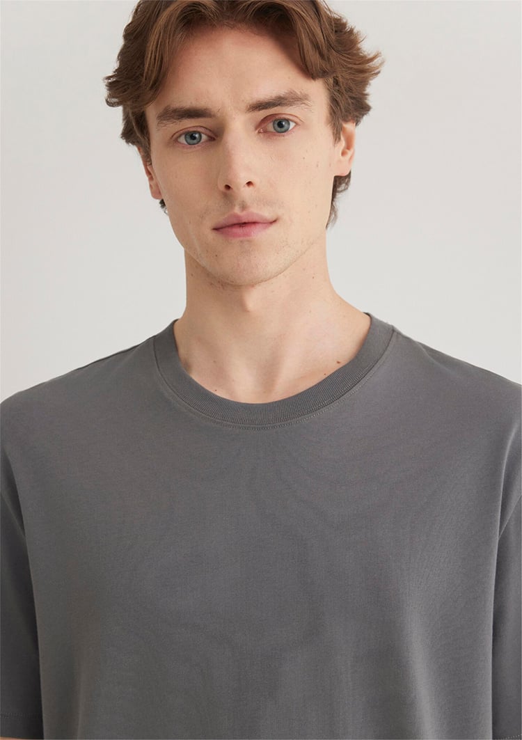 Mavi M066249-86569 Lava Smoke Comfort Erkek Loose Kısa Kol T-Shirt