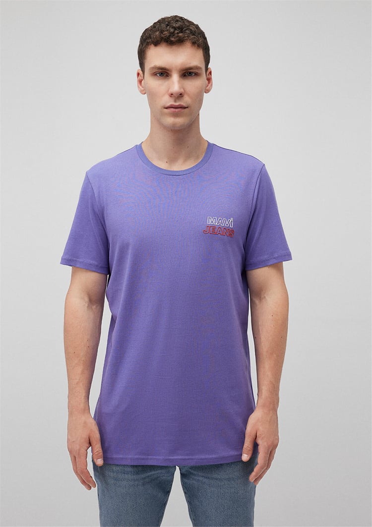 Mavi M066844637 Koyu Eflatun Erkek T-Shirt