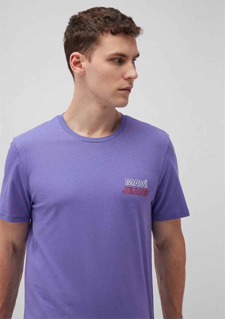 Mavi M066844637 Koyu Eflatun Erkek T-Shirt