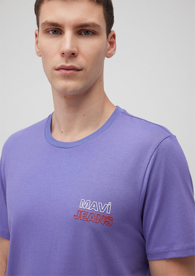 Mavi M066844637 Koyu Eflatun Erkek T-Shirt