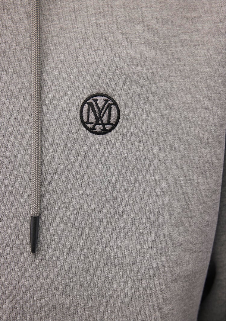 Mavi M066979-34686 Gri Melanj Erkek Fashıon Fermuarlı Sweatshirt