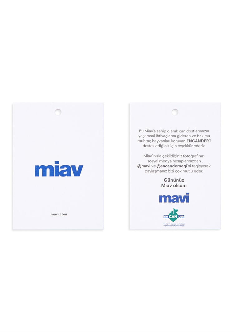 Mavi M067153-620 Beyaz Erkek Regular Mıav Baskılı T-Shirt