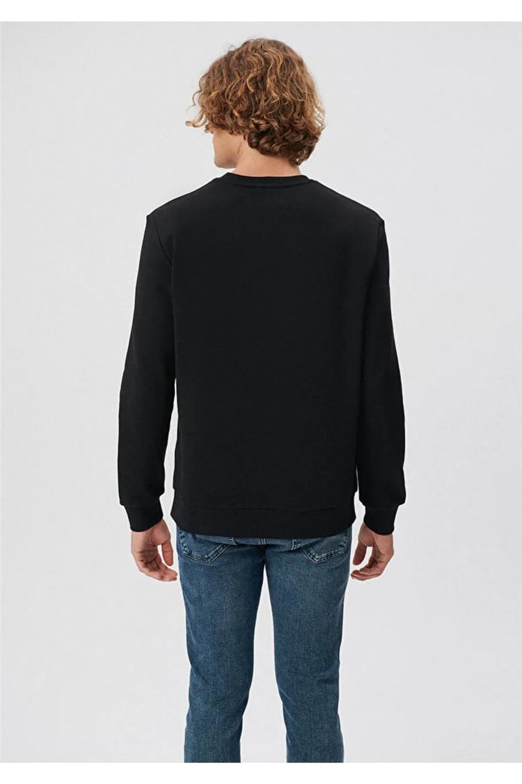 Mavi M0S10017-900 Siyah Erkek Mavi Black Sweatshirt