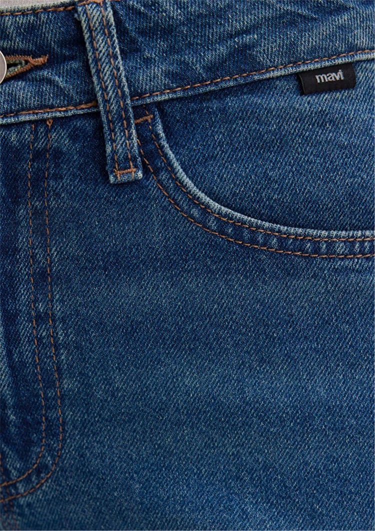 Mavı M1010299-91180 Mıav Dark Shaded Denım Kadın Flare, Boot Cut Denım Pantolon