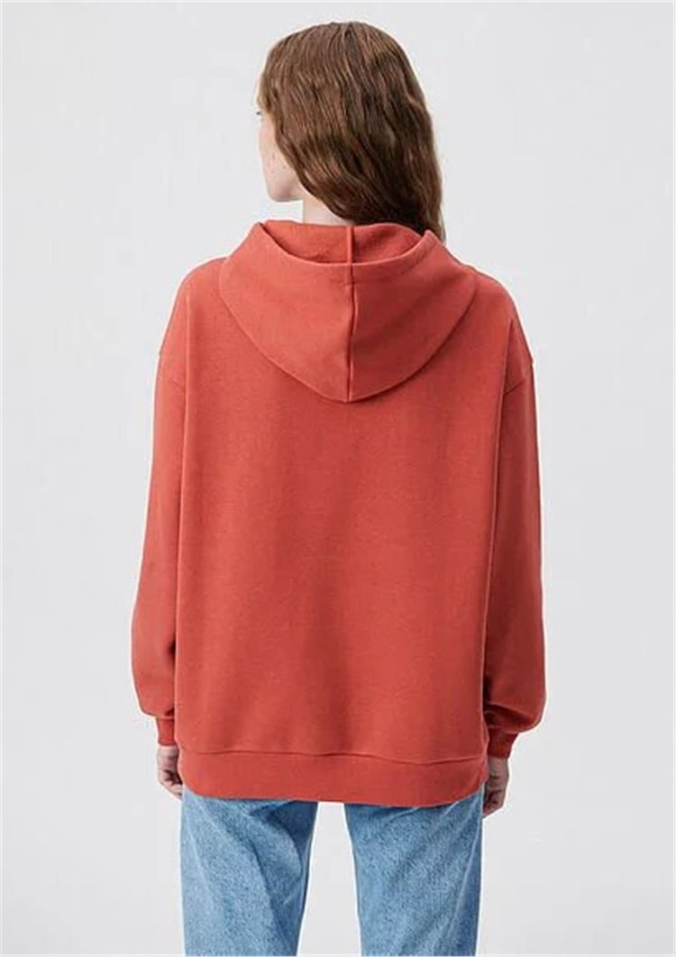 Mavi M1600361-70459 Hot Sauce Kadın Oversize Kapuşonlu Logo Sweatshirt