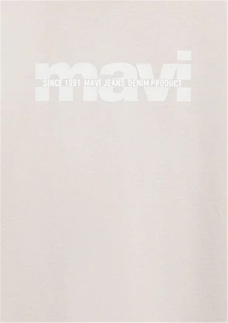 Mavı M6610444-90782 Quıet Gray Erkek Cocuk Oversıze Mavı Baskılı Logo T-Shırt