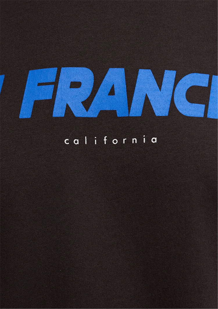 Mavi Y26 M1613736-70236 Kahve Cekırdegı Kadın Regular San Francısco Baskılı T-shirt