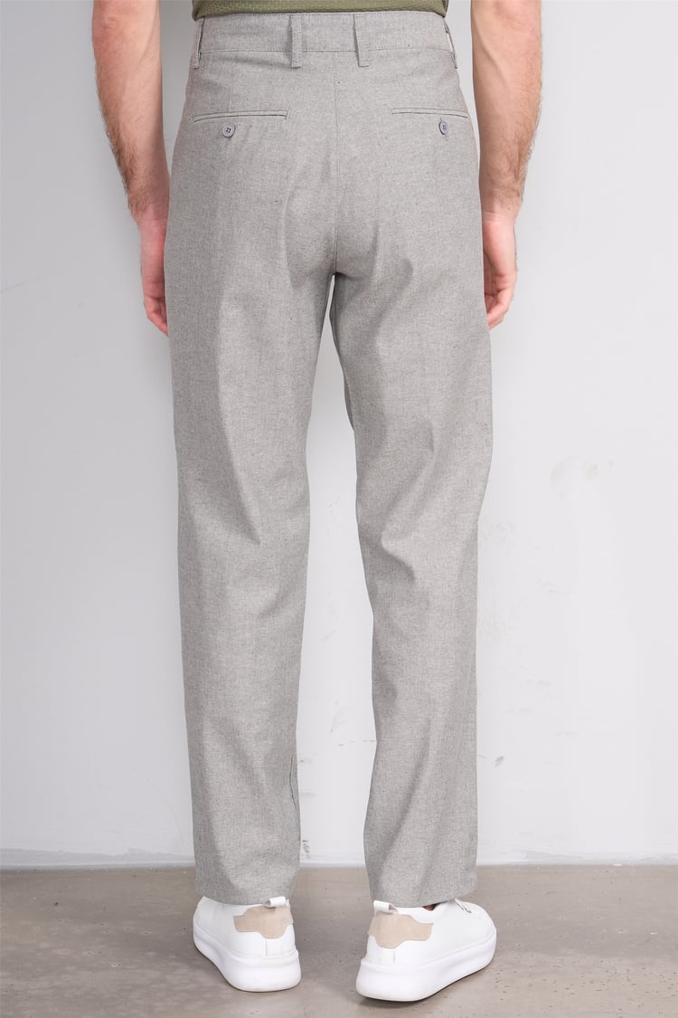 Mentality 6609 Erkek Yan Cep Pantolon Gri