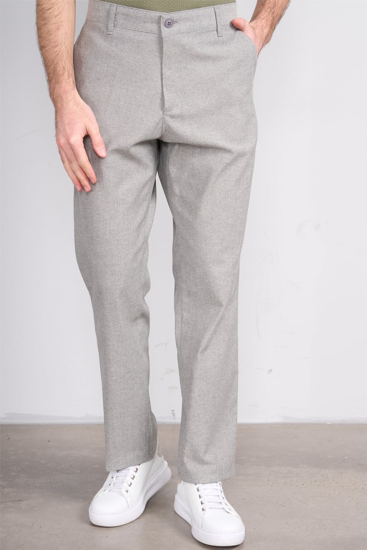 Mentality 6609 Erkek Yan Cep Pantolon Gri