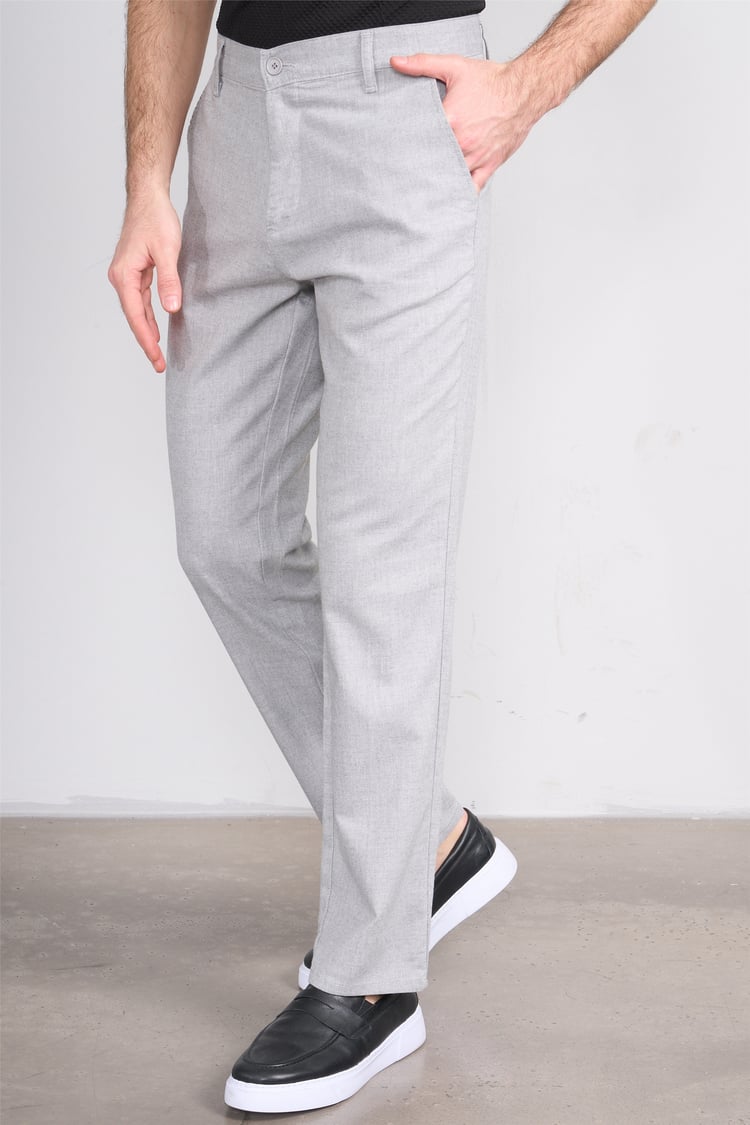 Mentality 6610 Erkek Yan Cep Pantolon Gri